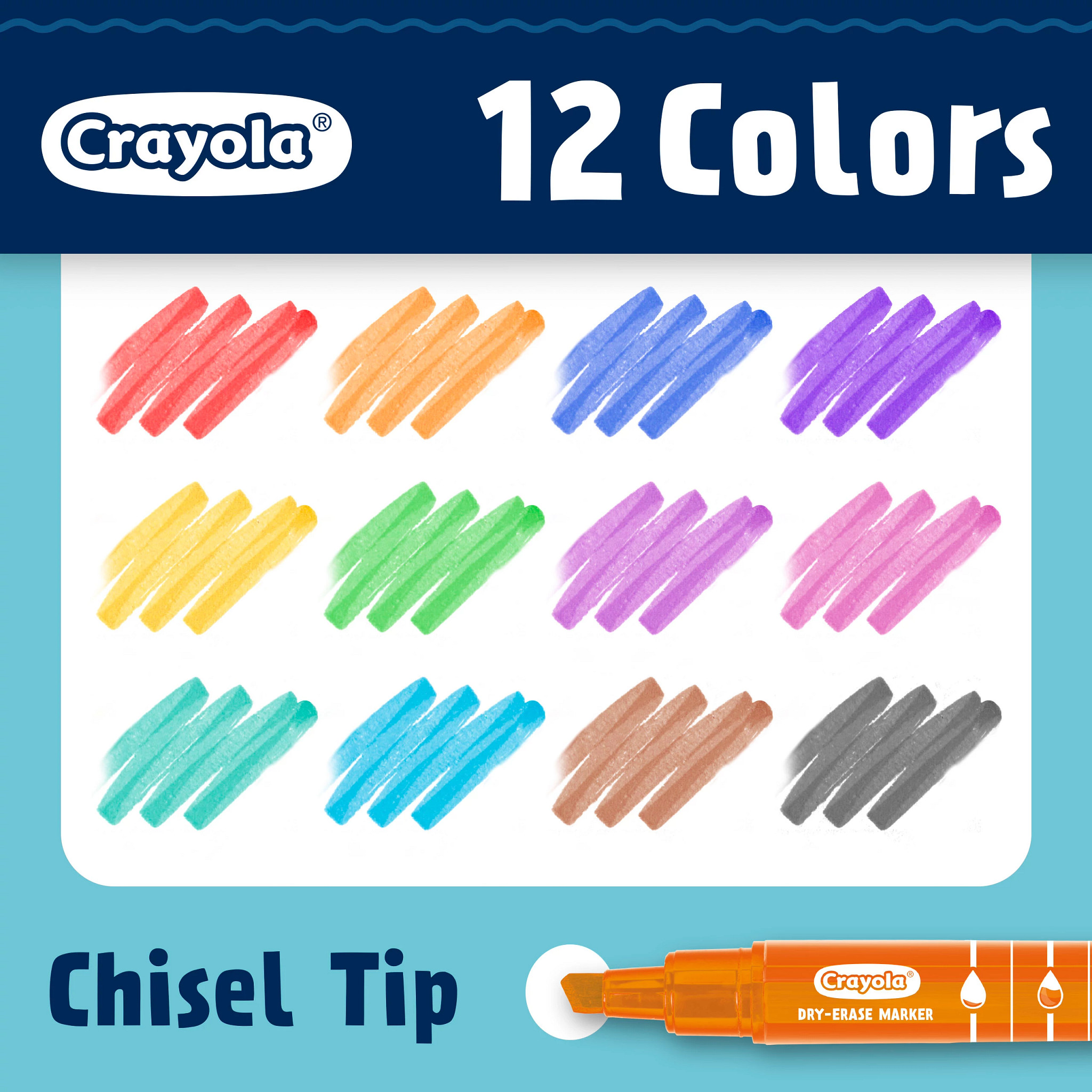 12 colours included