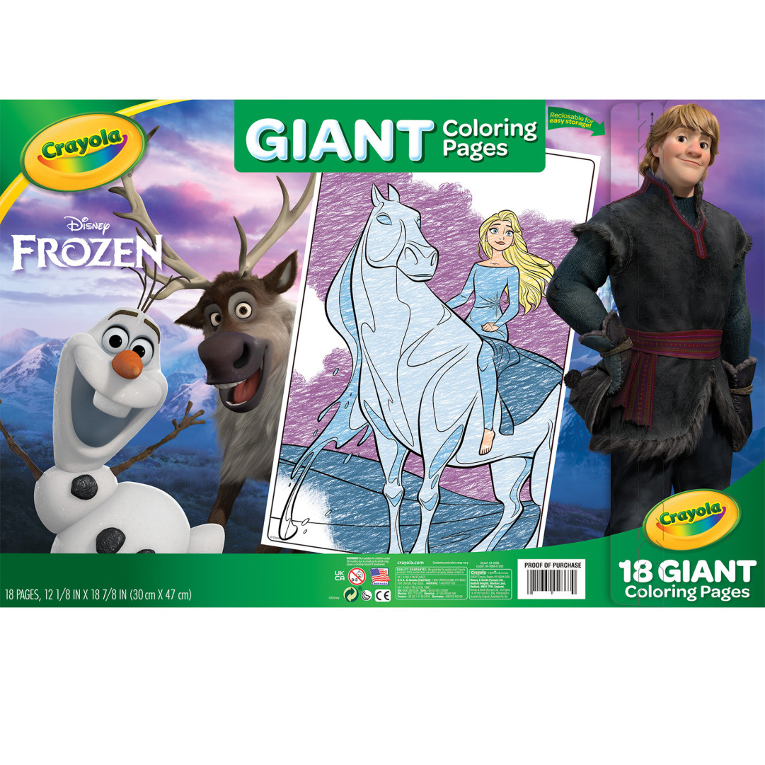 Frozen-Giant-Colouring-Pages Back view