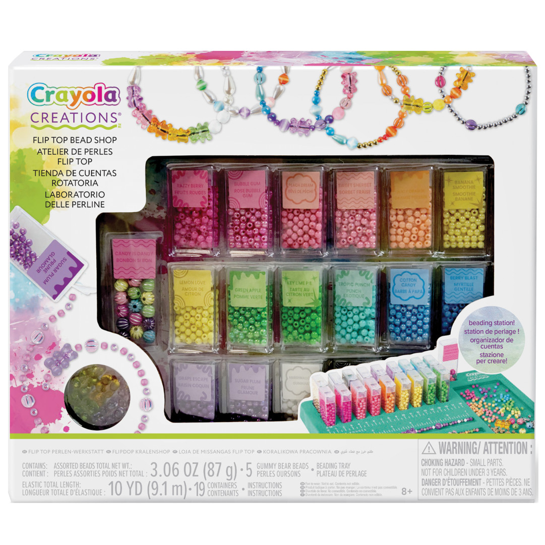 Crayola® Creations® - Flip Top Bead Shop Front view