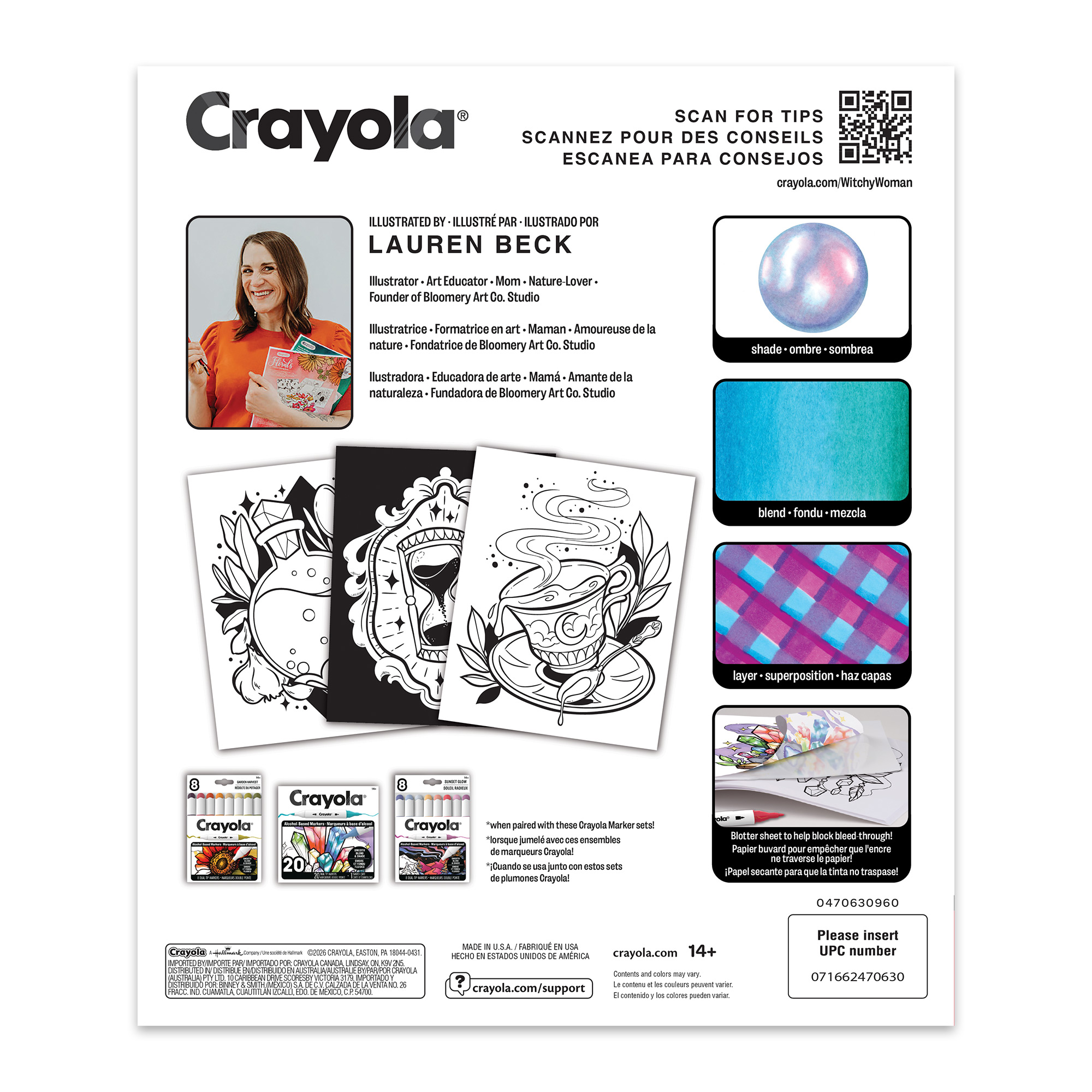 Adult Colouring Book Witchy Woman