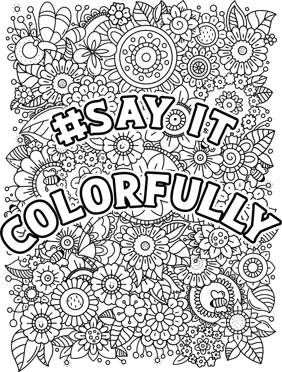 Say It Colorfully Flowers
