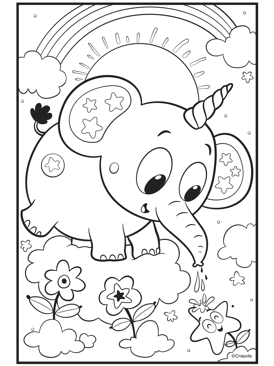 Uni-Creatures Elefante unicorno