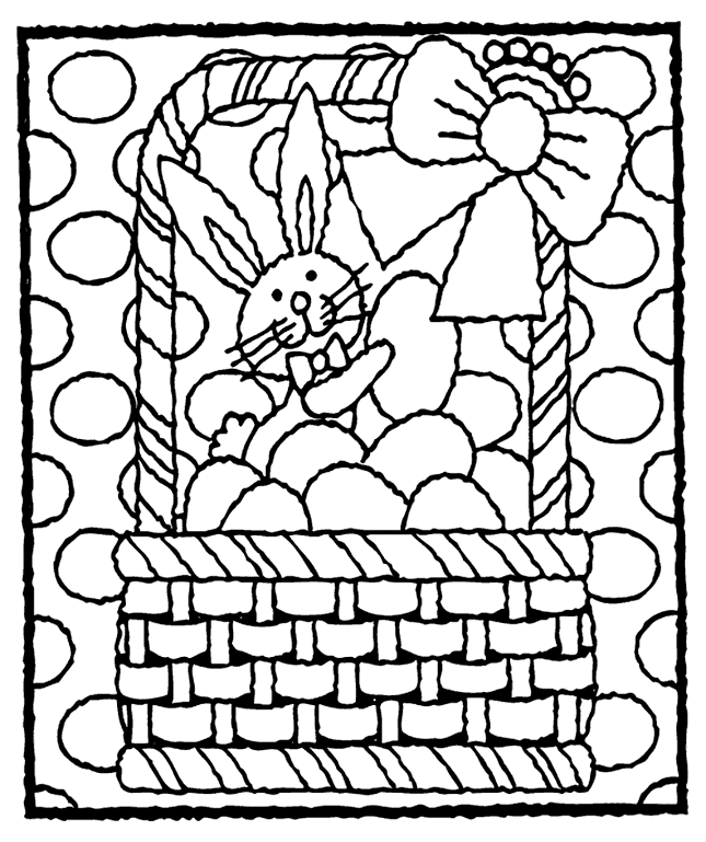 Easter Bunny in Basket