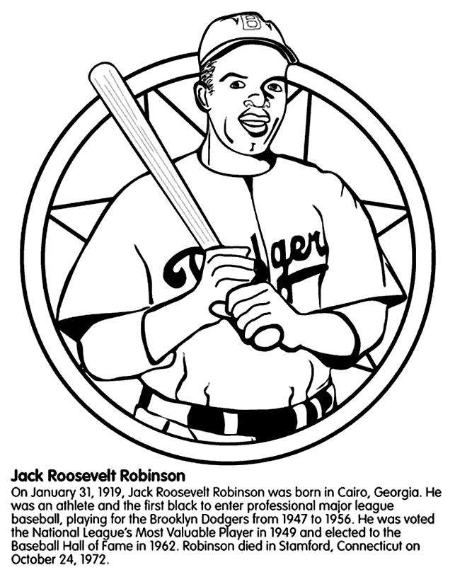 Jackie Robinson - Baseball Player