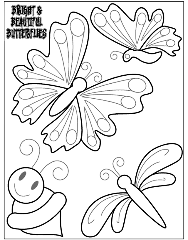 Bright and Beautiful Butterflies 1