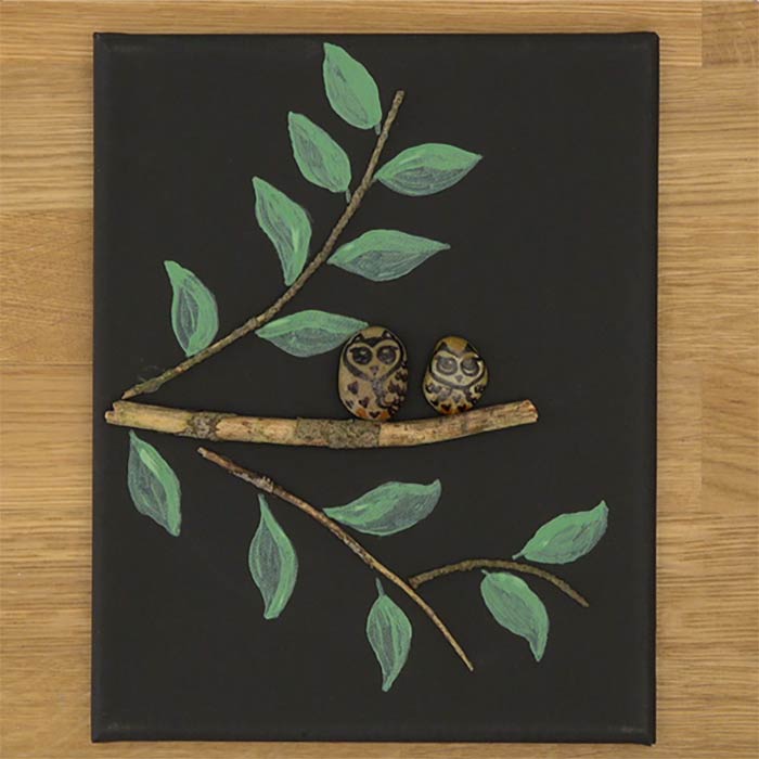 Owl Rock Canvas