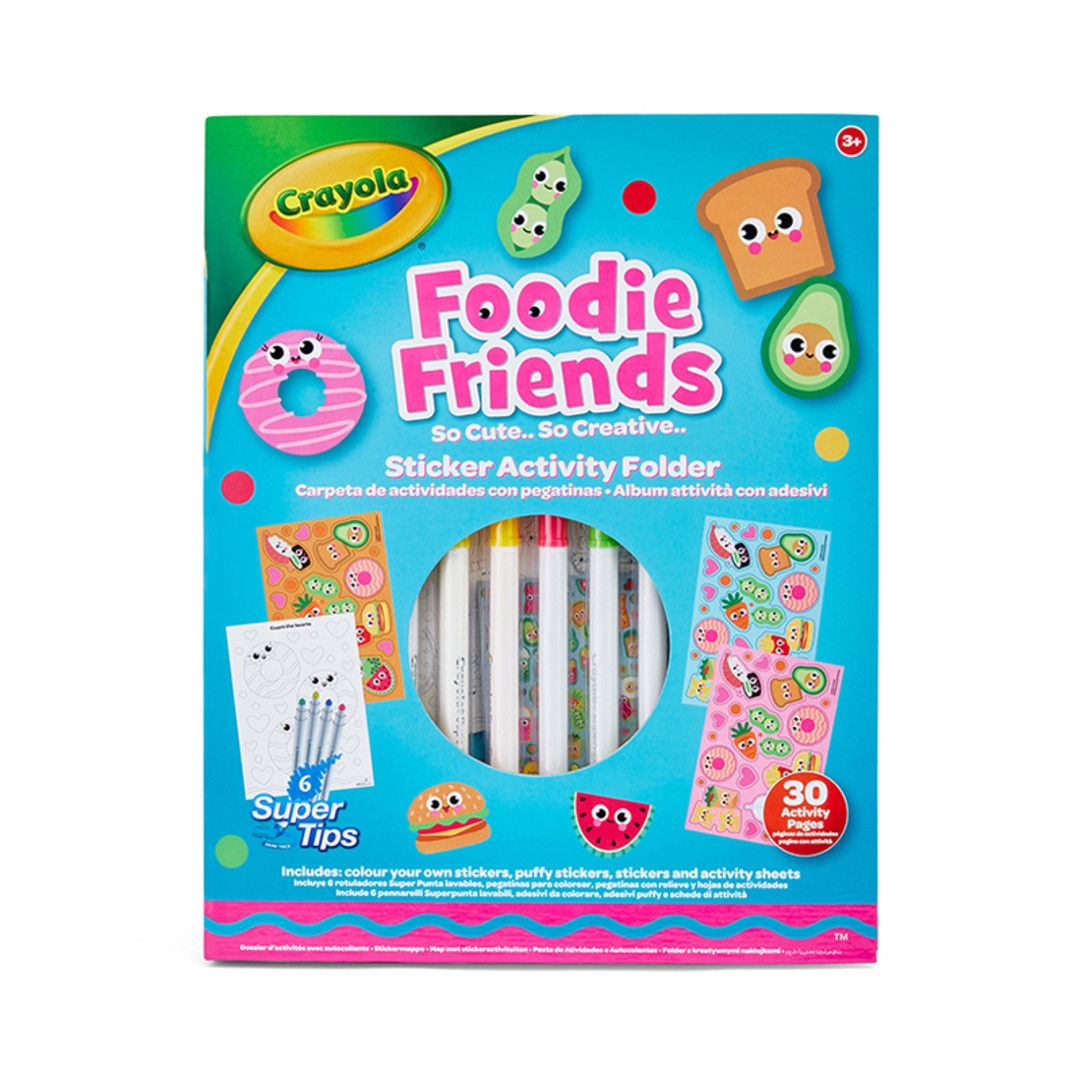 Special Edition - Activity & Sticker Folder Foodie Friends vista frontale