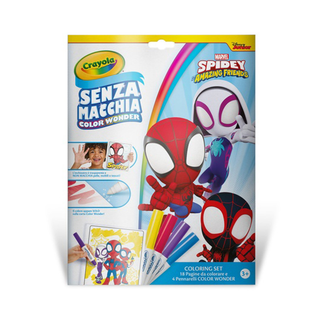 Color Wonder Coloring set - Spidey  Vista frontale