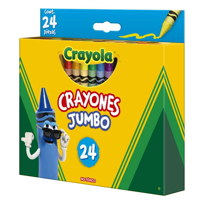 24 Crayones Jumbo Left Side