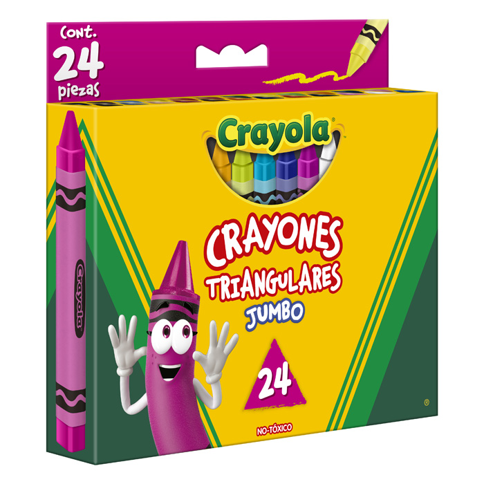 24 Crayones Triangulares Right Side