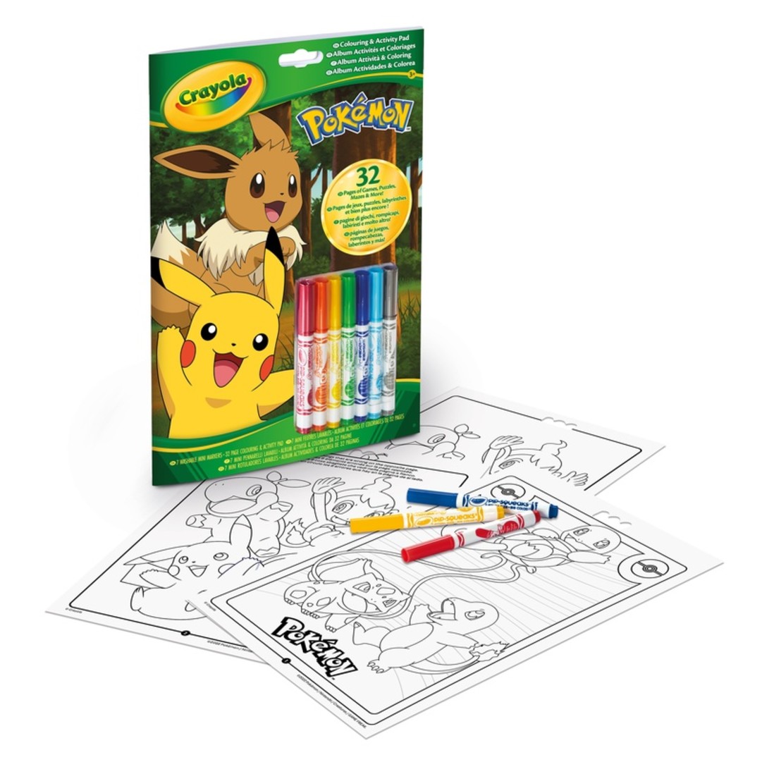Album Attivit & Coloring - PokmonPackaging with contents