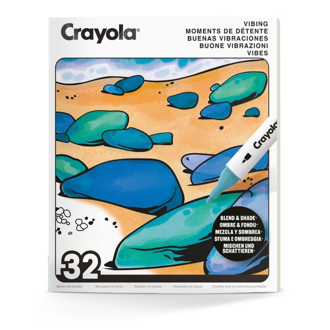 Coloring Book for Adults - Good VibesFront view