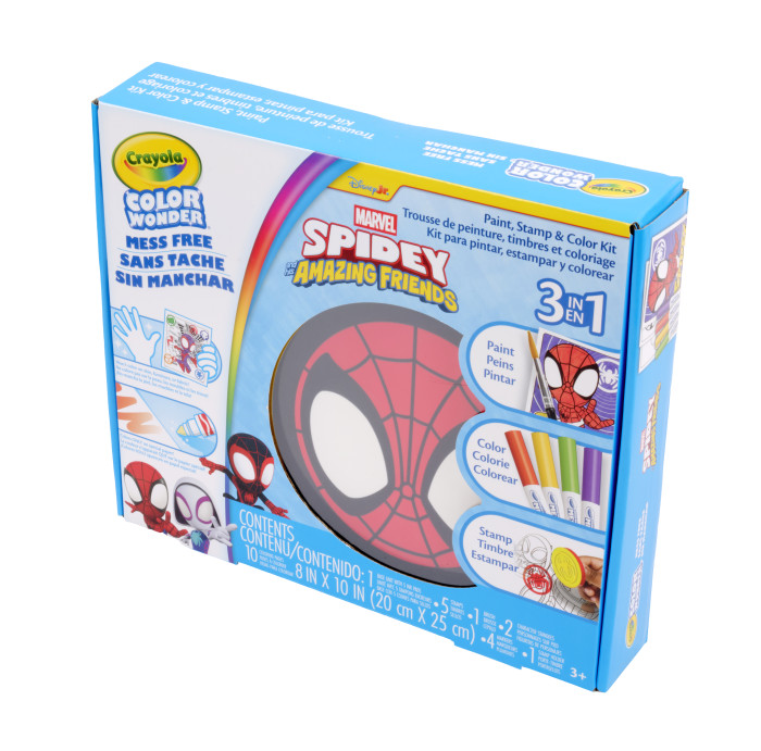 Color Wonder 3-in-1 Spidey & His Amazing Friends KitSide view