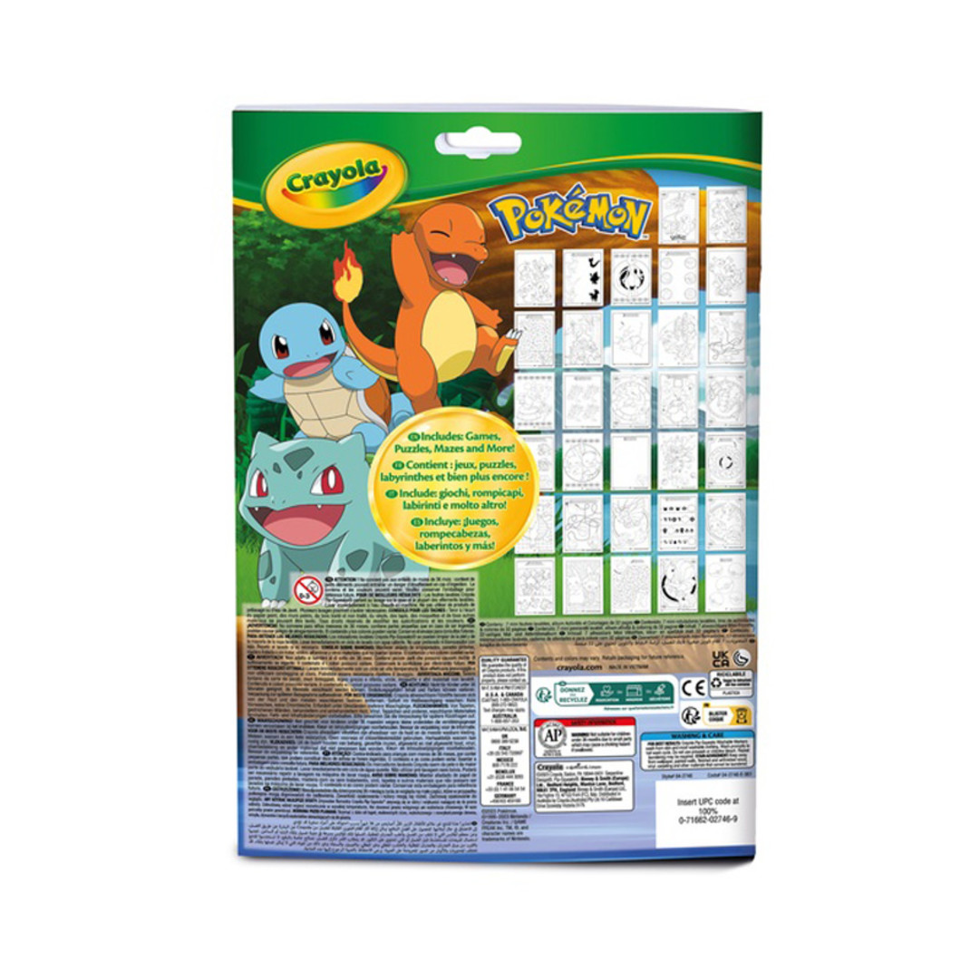 Album Attivit & Coloring - PokmonBack view
