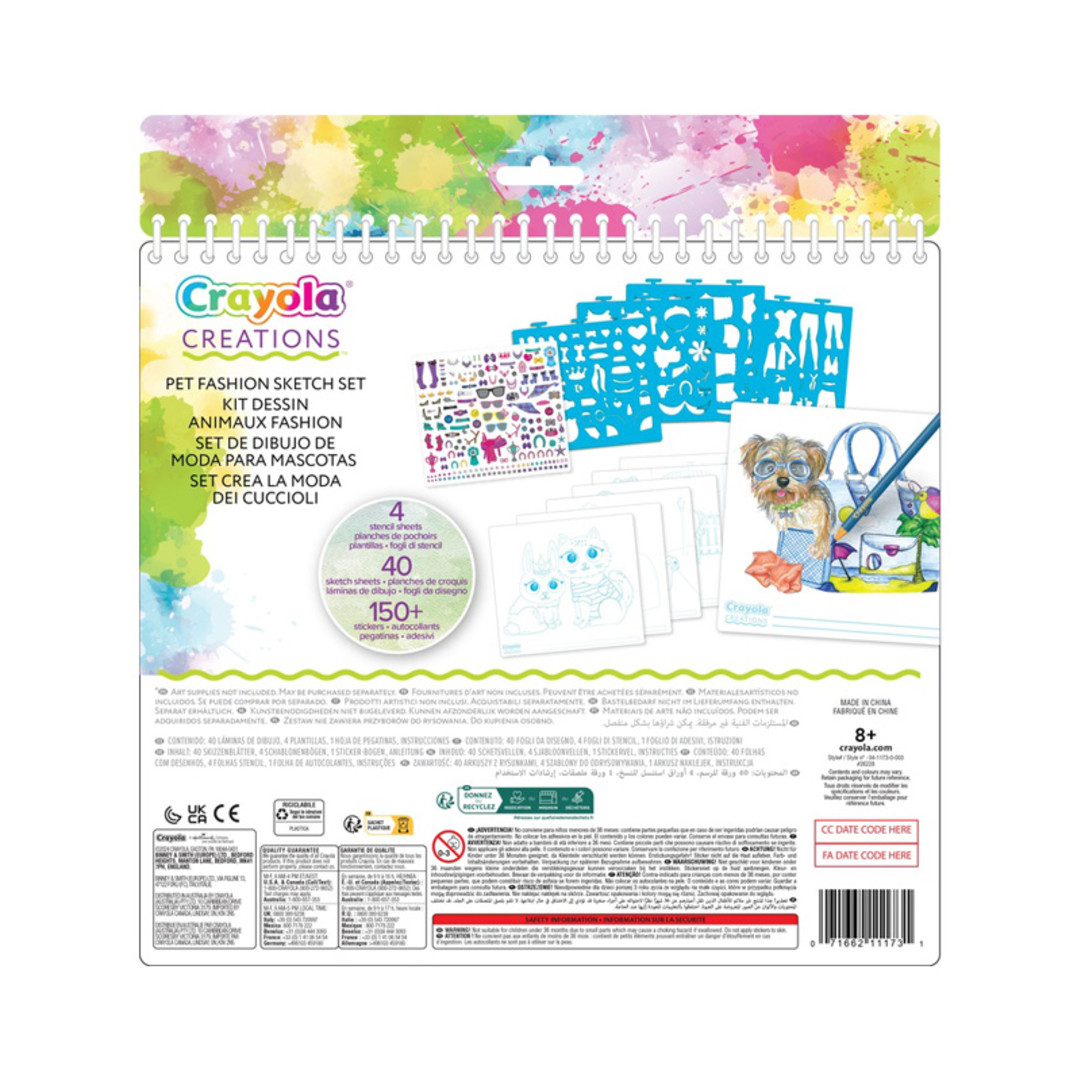 Creations - Album Set Crea la Moda dei CuccioliBack view