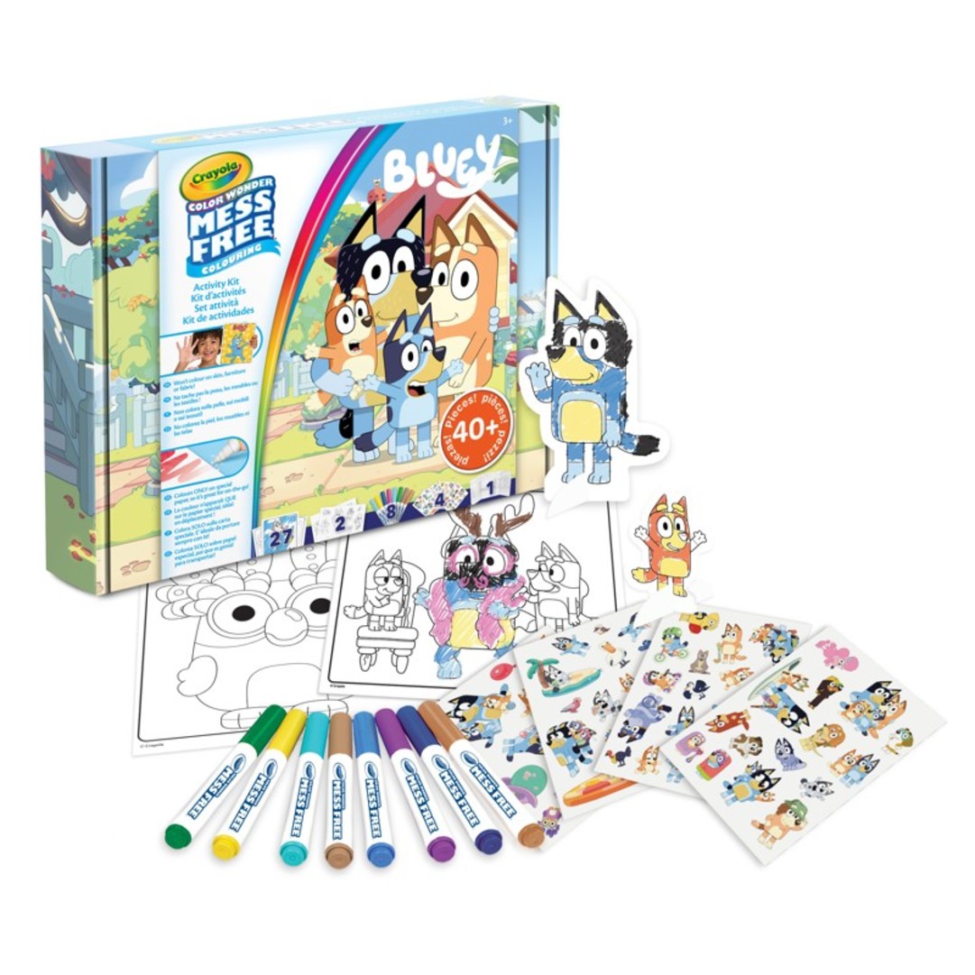 Color Wonder Activity Set - BlueyPackaging with contents