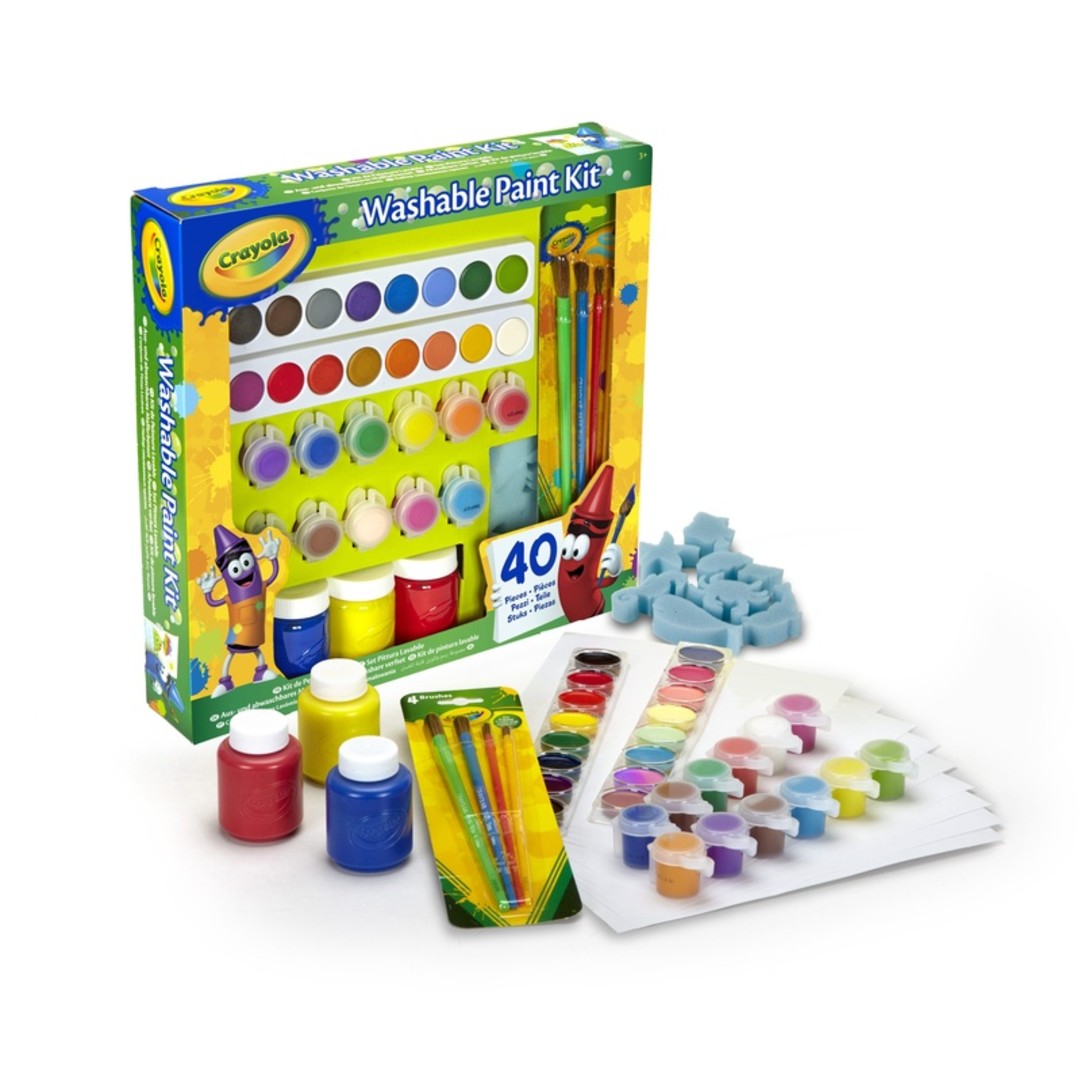 Set Pittura LavabilePackaging with contents