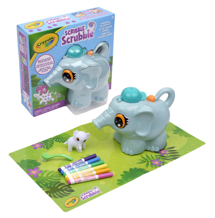 Scribble Scrubbies Colour Blast PlaysetPackaging with contents