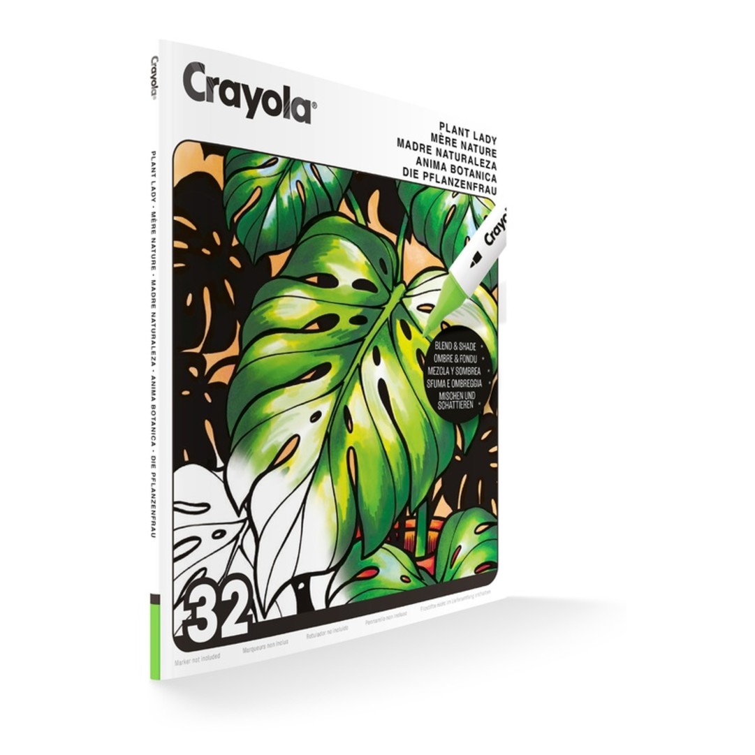 Coloring Book for Adults - Botanical SoulFront view