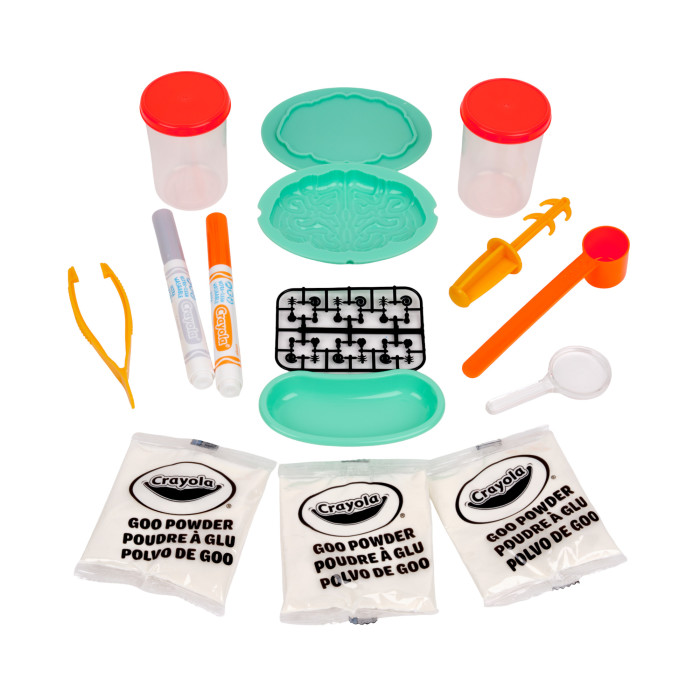 Goo Brain Surgeon PlaysetContents