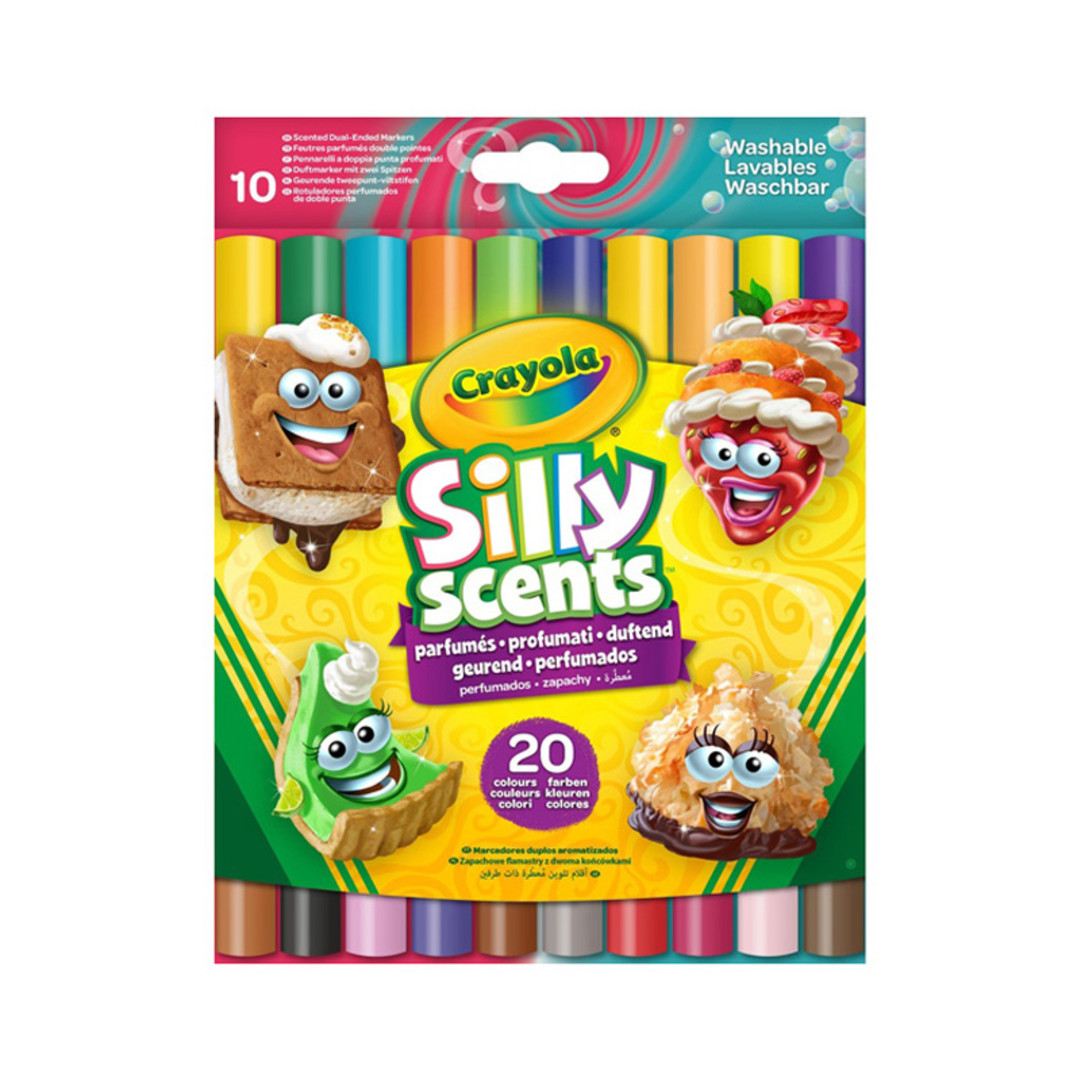 Silly Scents - 10 pennarelli profumati doppia punta LavabiliFront view