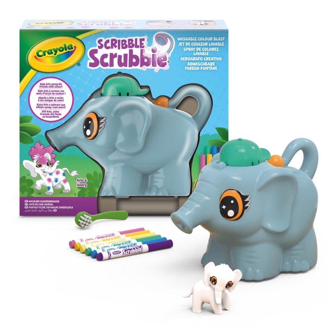 Scribble Scrubbie Color Blast - Aerografo creativo per bambiniContents