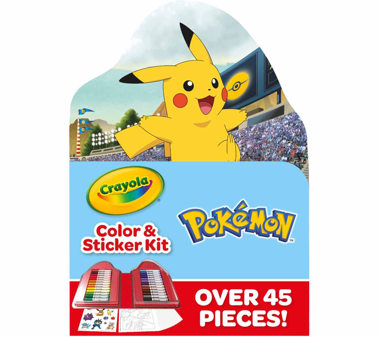 Pokemon Color & Sticker Kit over 45 pieces.