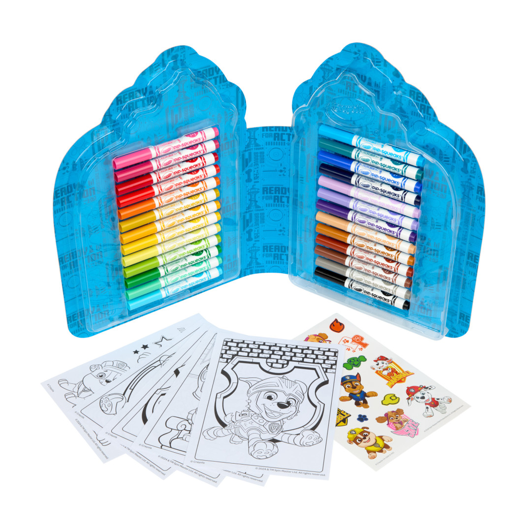 Paw Patrol Color & Sticker kit  packaging and contents