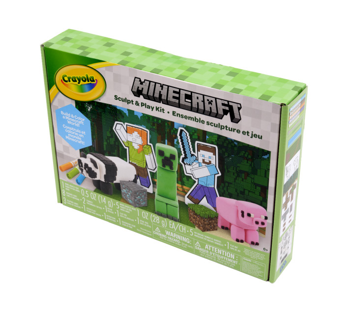 Minecraft Sculpt & Play KitSide view