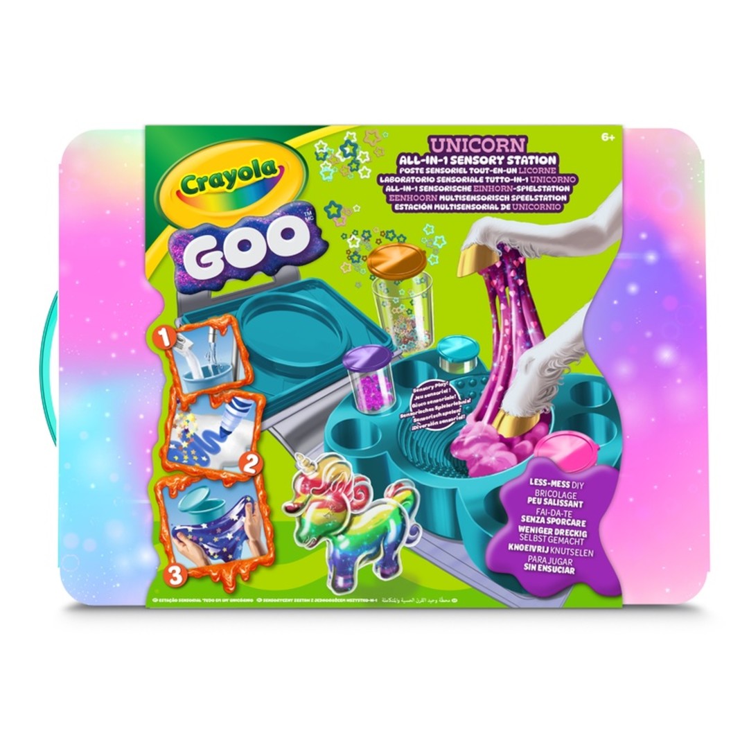 Goo - Crea il tuo slime con il laboratorio Unicorno Tutto in unoFront view