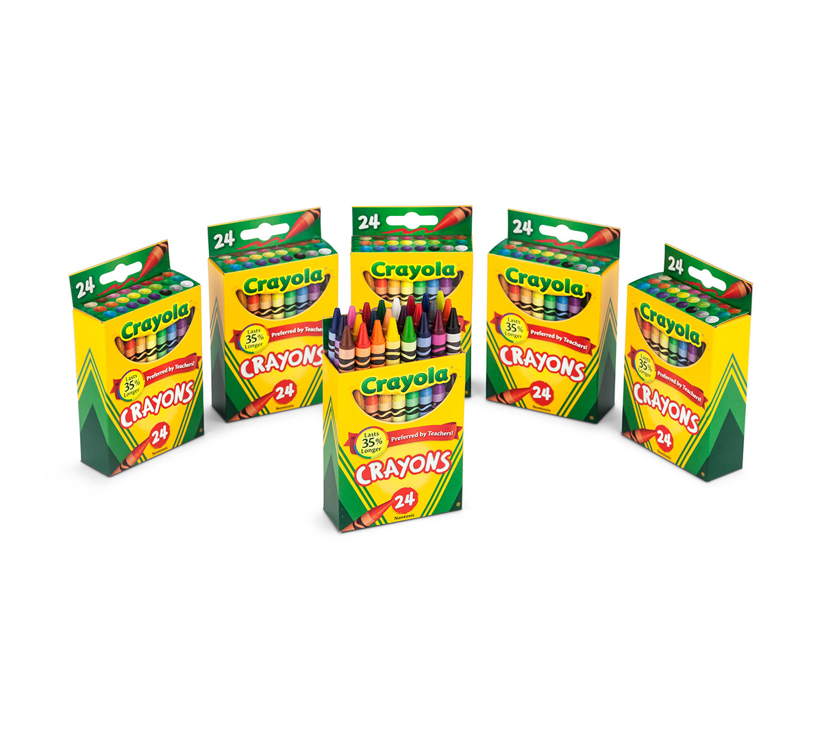 24 count crayons 6 pack