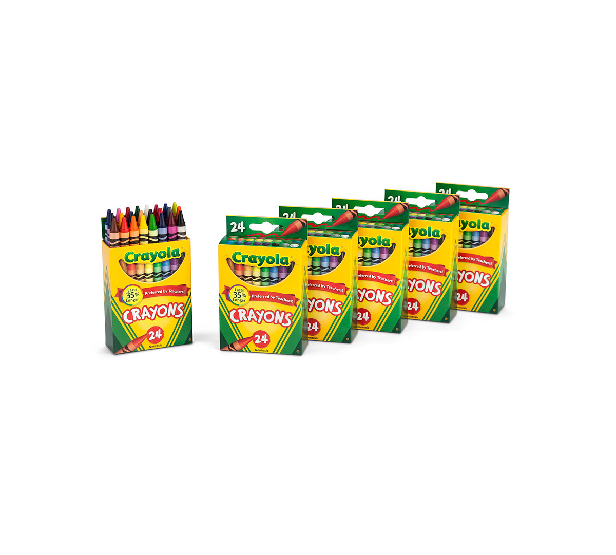24 count Crayons 6 pack