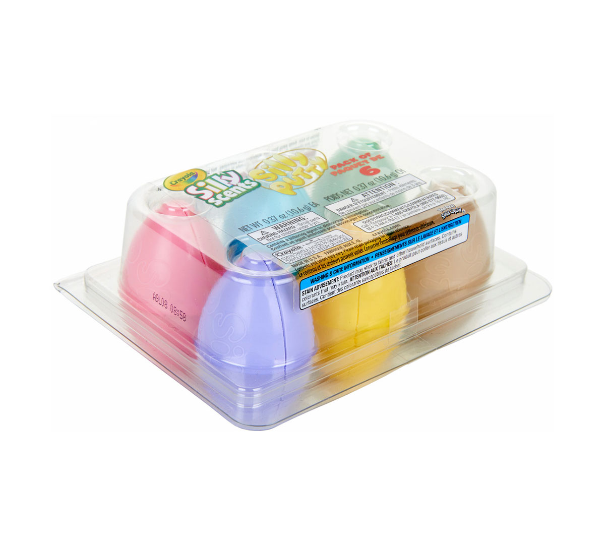 Silly Putty Egg Set  6 Count Left Angle View