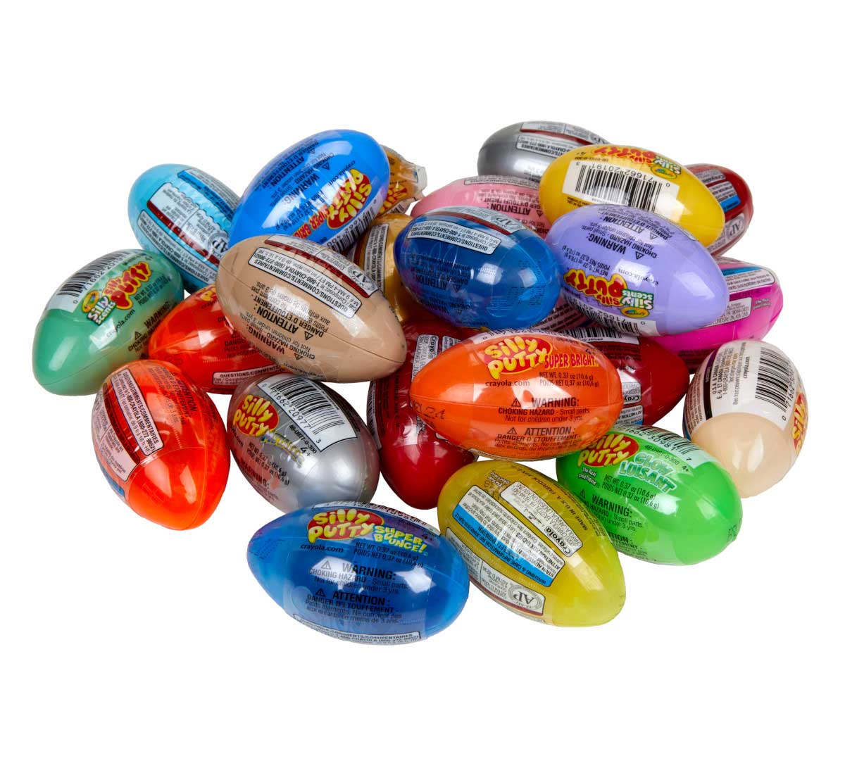 Silly Putty Variety Pack contents