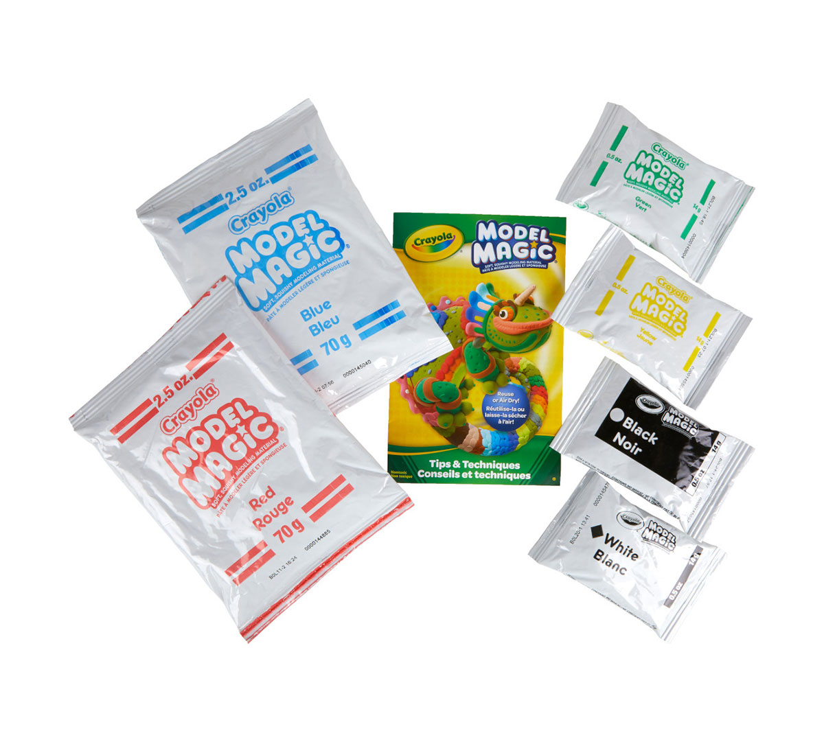 Model Magic Craft Pack Front View of Package and Included Packets