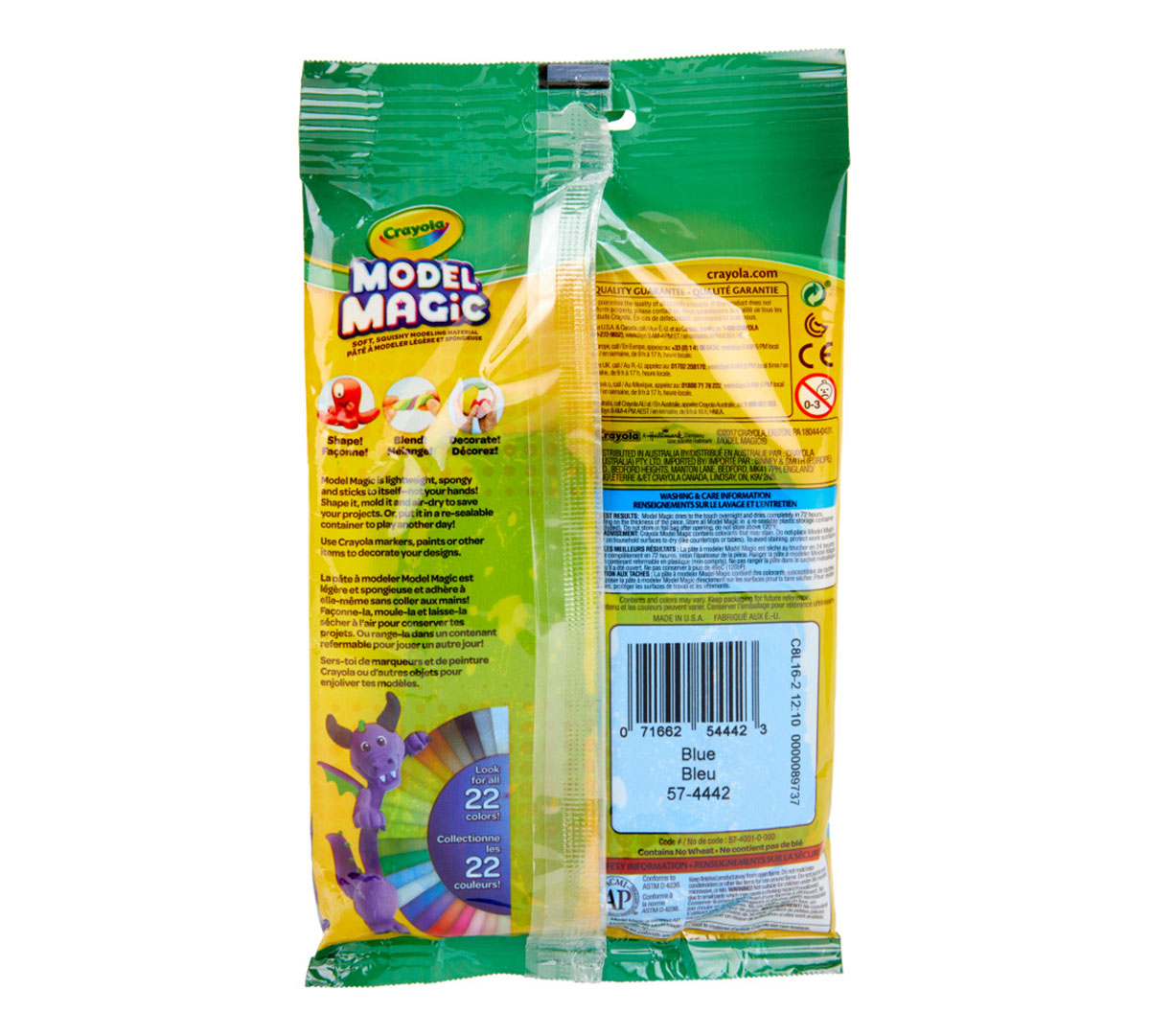 Model Magic 4 ounce pacakge Blue- back