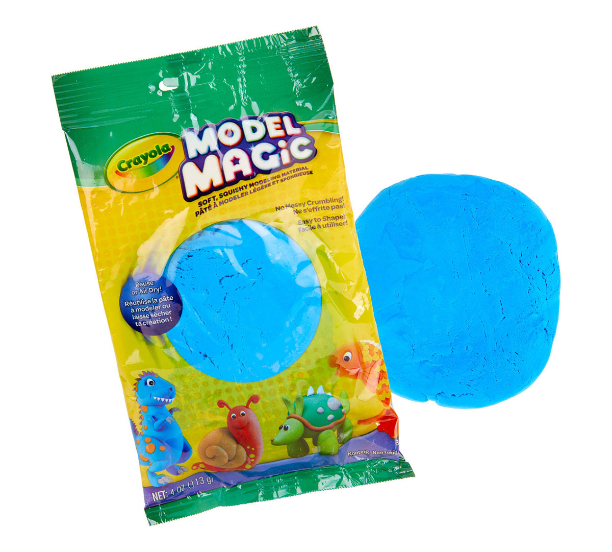 Model Magic 4 ounce pacakge Blue- Front and Model Magic