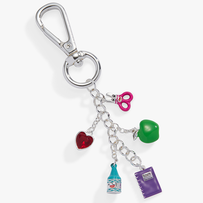 Crayola Bag Charm top view.