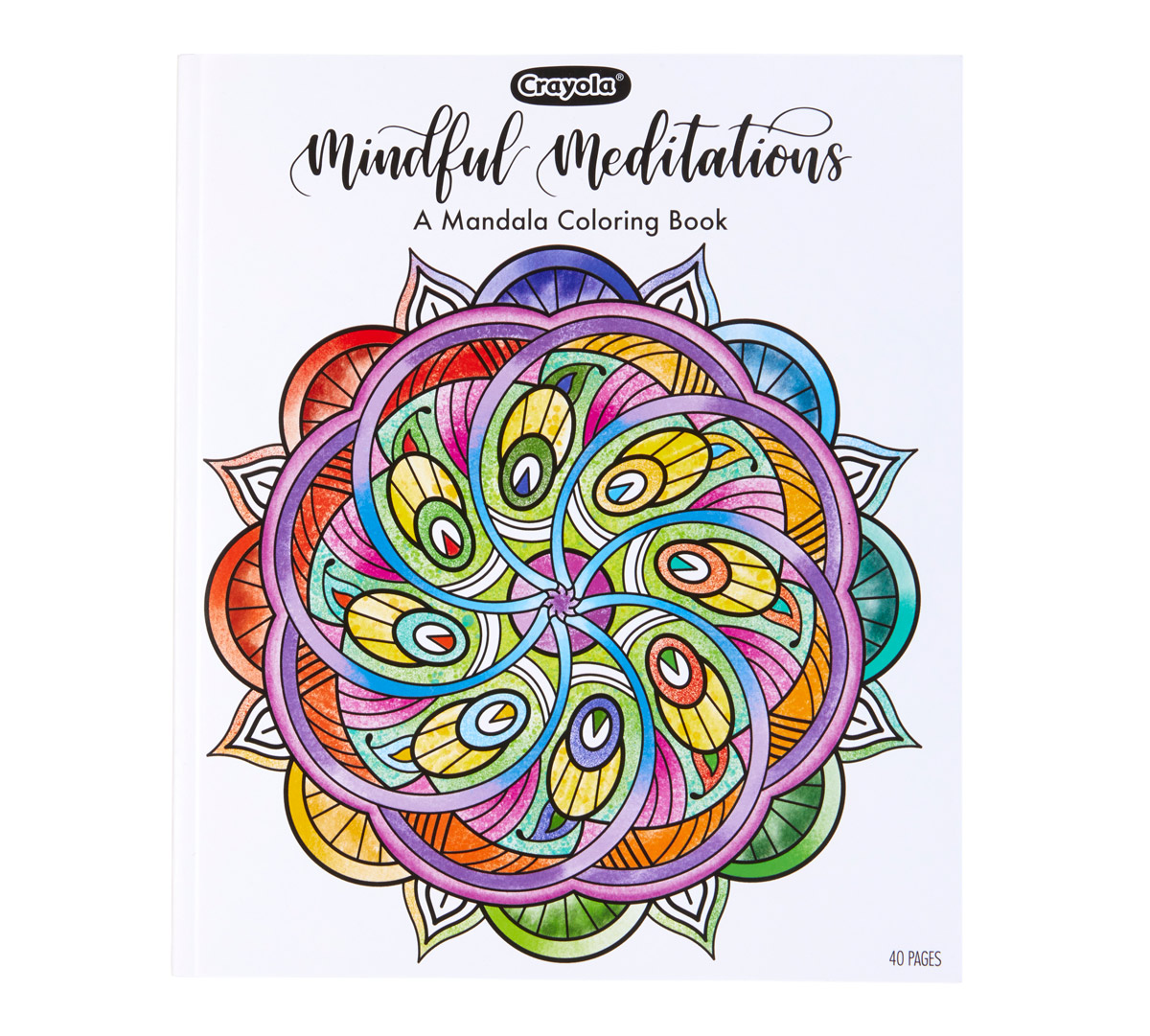Mandala Coloring Book Front View