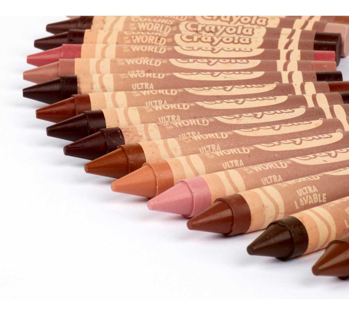 Colors of the World Washable Large Crayons assorted crayons.