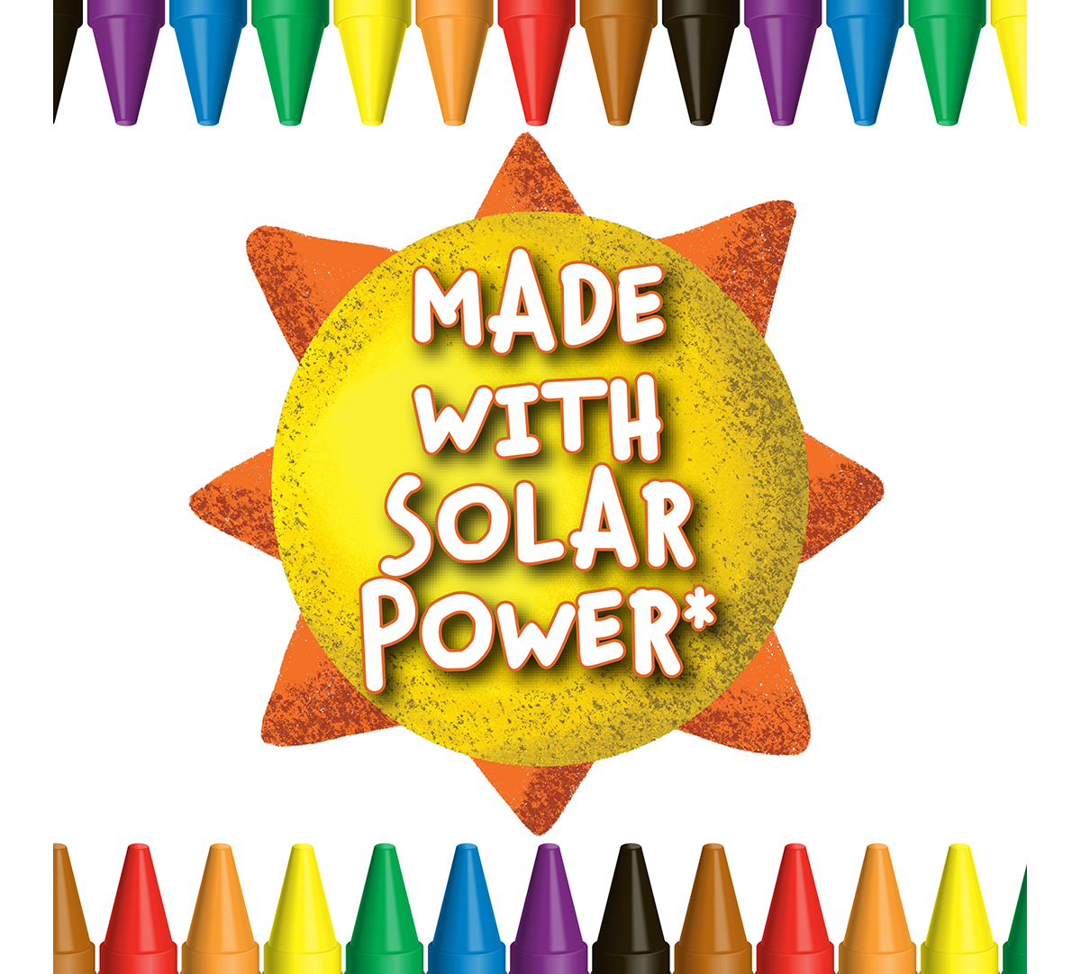 Ultra-Clean Crayons are made with solar power.
