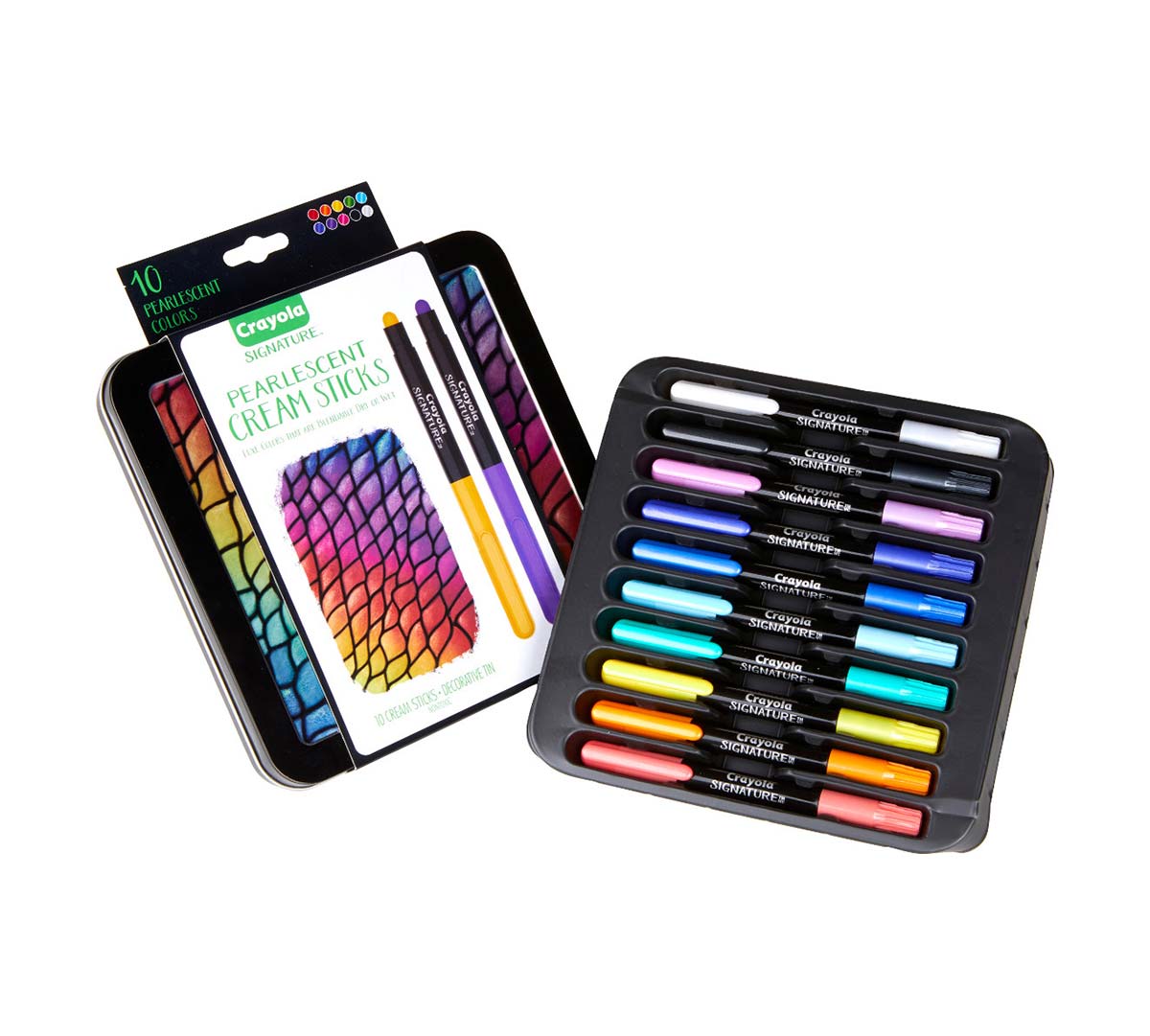 Signature Pearlescent Cream Sticks  10 Count