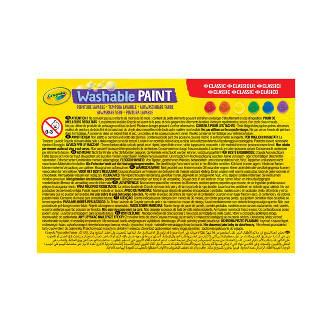 6 Tempere Lavabili vista posteriore