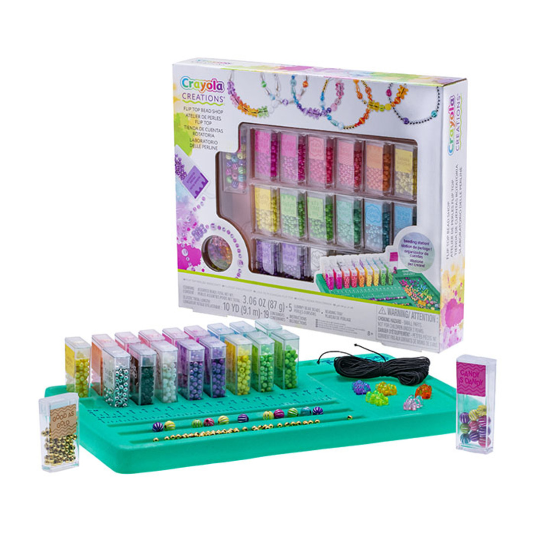 CREATIONS FLIP TO BEAD Packaging with contents