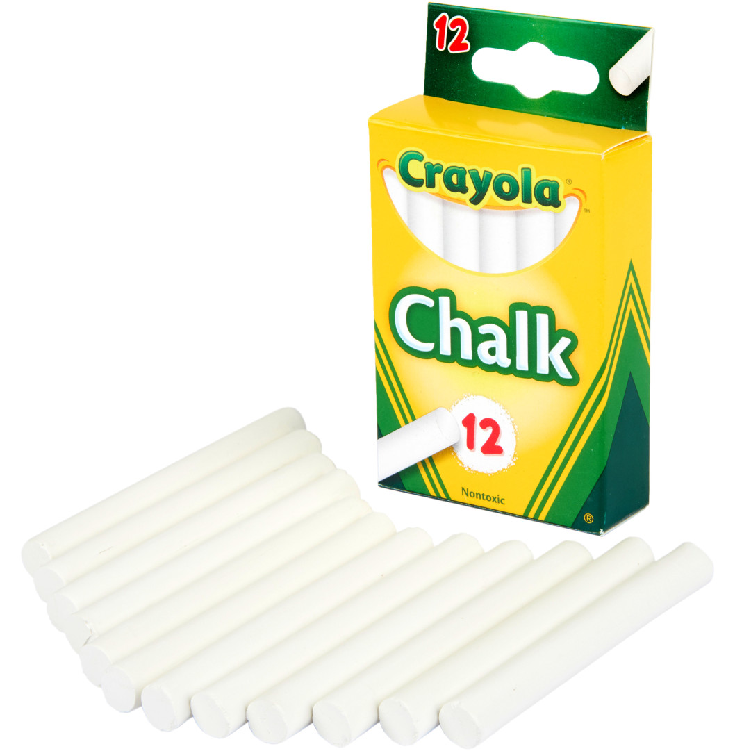 Chalkboard Sticks - 12 White Contents