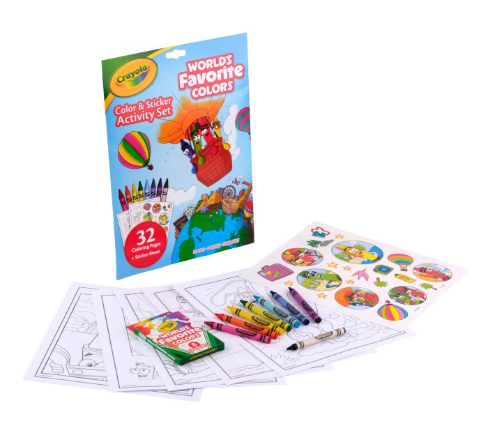 World's Favorite Colours Activity SetContents