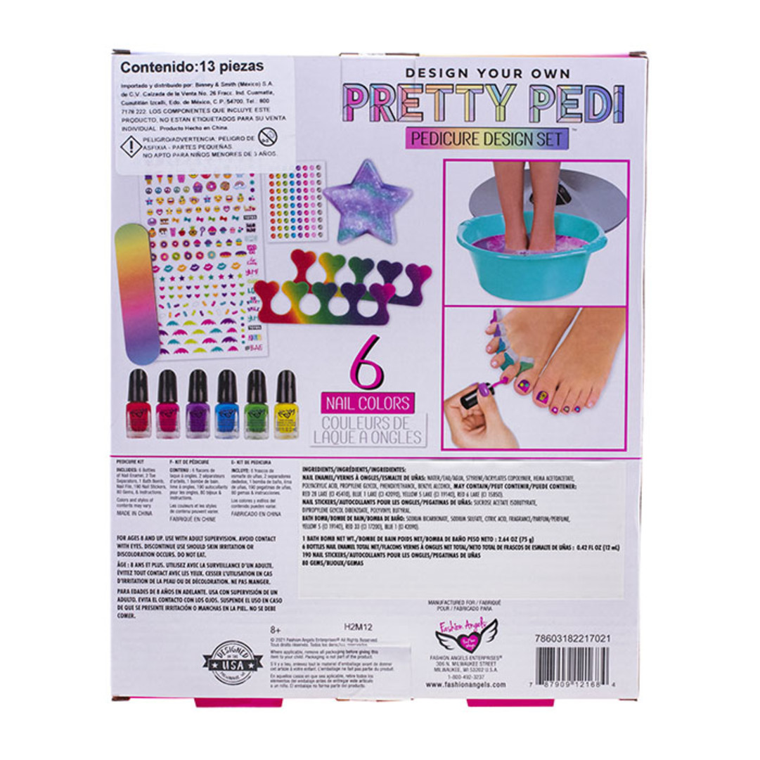 Unicornio Pies mgicos - "Pretty Pedi" Back view