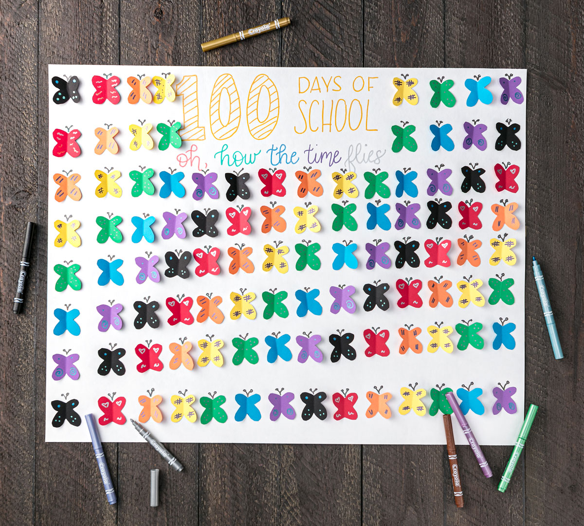 Rotuladores metálicos 8 unidades