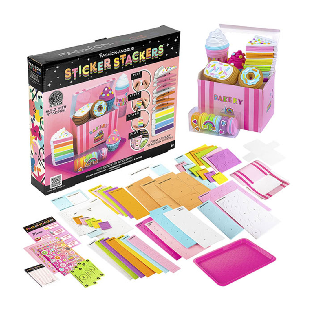 FA STICKERS STACKERS BAKERY Packaging with contents