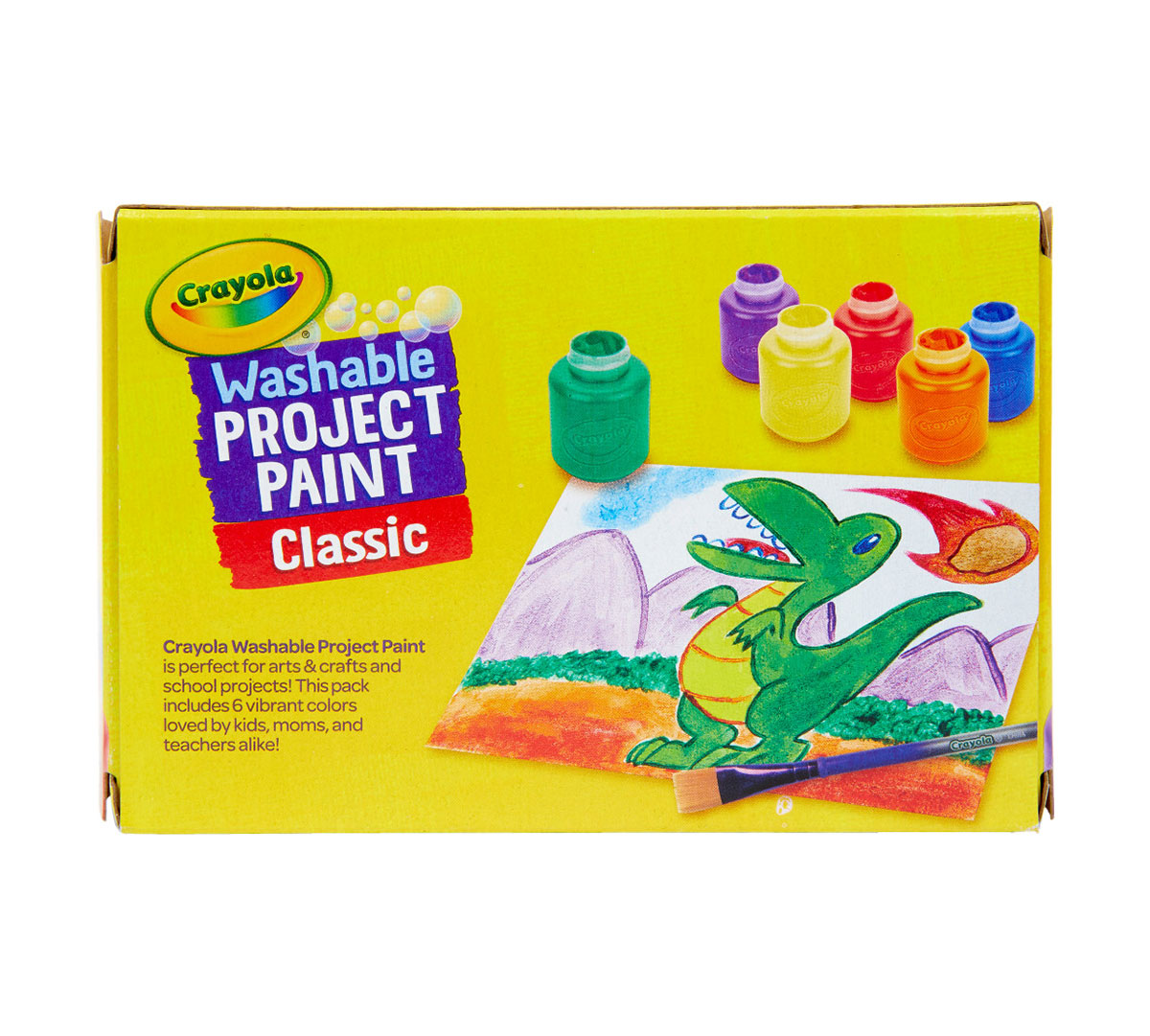 Crayola Washable Paint Classic Colors 6 Count back